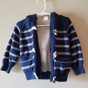 Baby Gap blue knit cardigan sweater - sz 12-18 mos.